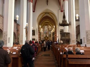 Thomaskirche in Leipzig, Germany