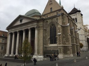Cathédrale St. Pierre in Geneva, Switzerland